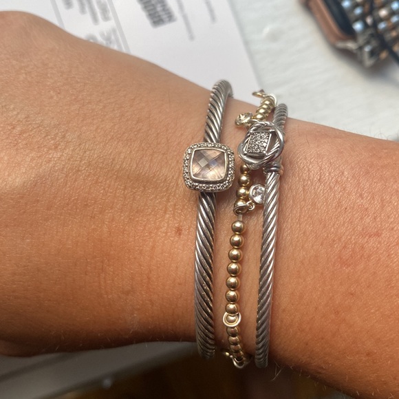 David yurman Morganite stone and silver - Picture 3 of 5